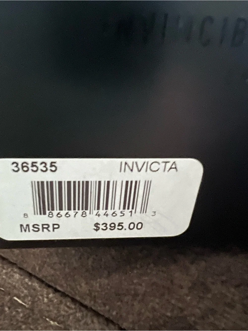 Invicta Men’s Stainless Steel Watch in Blue and Red Bezel